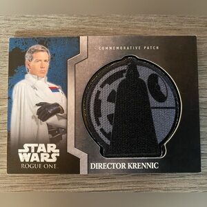 Star Wars Rogue One Director Krennic Patch Card